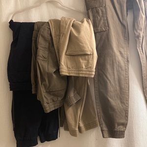 Lot of 4 GoodFellow cargo joggers Neverworn